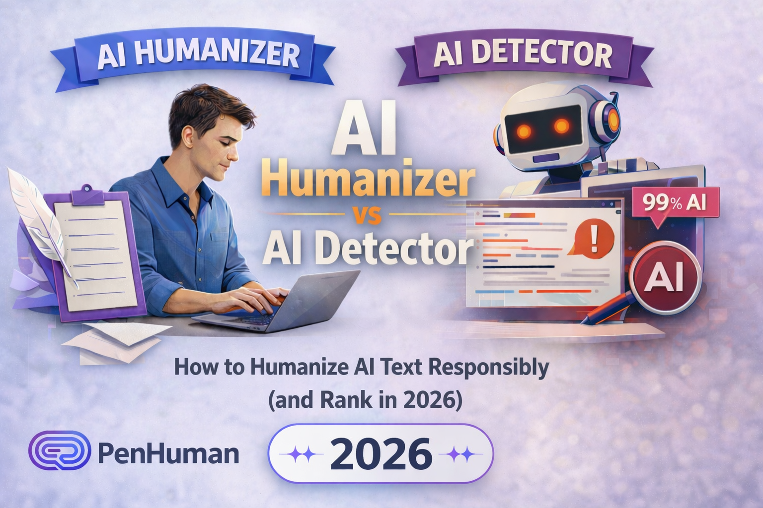 AI Humanizer vs AI Detector: How to Humanize AI Text Responsibly (and Rank in 2026)