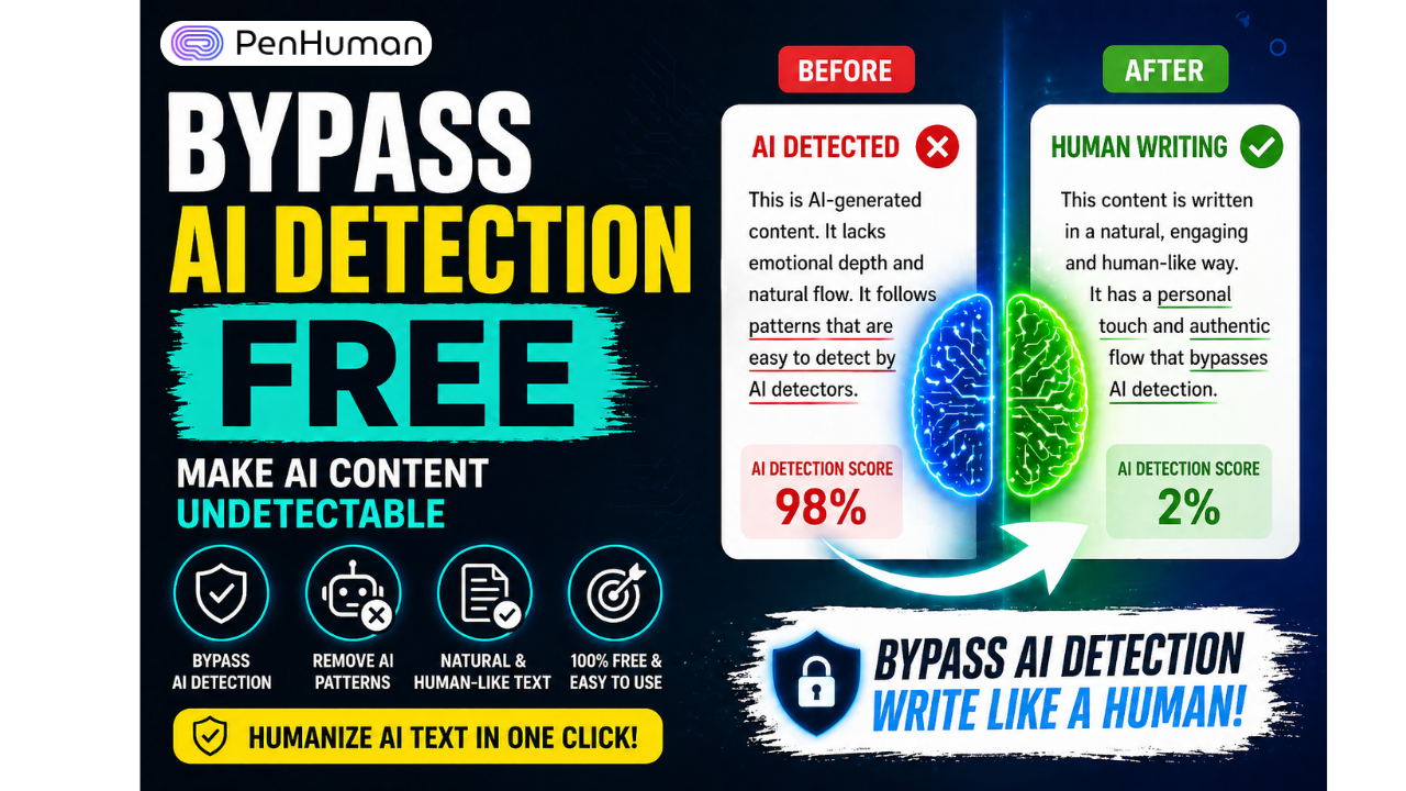 Bypass AI Detection Free – Make AI Content Undetectable