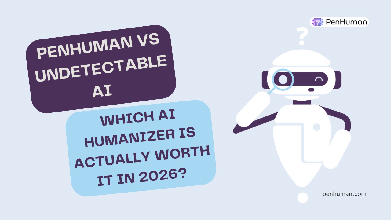 PenHuman vs Undetectable AI: Best AI Humanizer Comparison (2026)